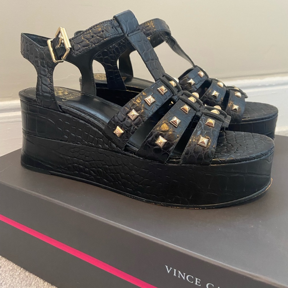 Vince Camuto Kabria Platform Wedge Sandal W10